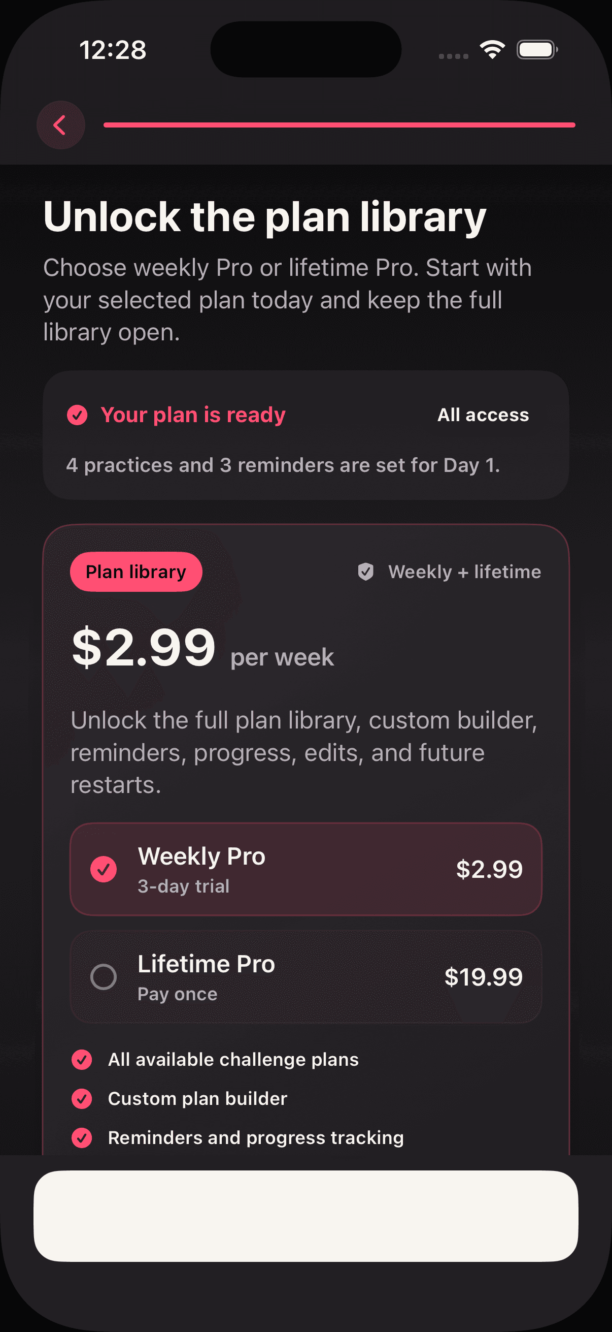 Christian75 app screenshot